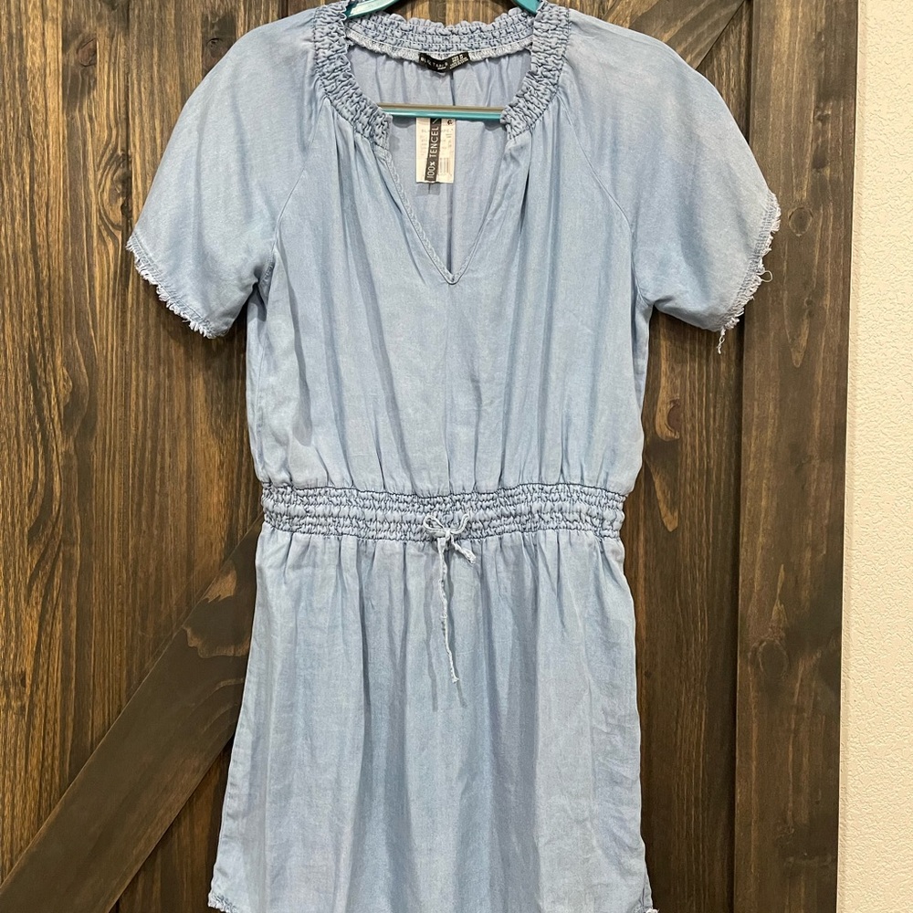 Tencel dress light blue medium